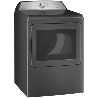 27" GE Profile 7.4 Cu. Ft. Electric Dryer in Diamond Grey - PTD60EBMRDG