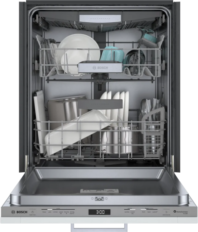 24" Bosch 800 Series 42 dBA Custom Panel Dishwasher - SHV78CM3N