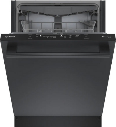 24" Bosch 100 Series Bar Handle Premium Dishwasher in Black Stainless Steel - SHX5AEM4N
