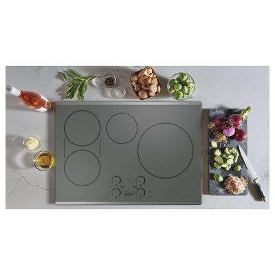 30" Café Built-in Touch Control Induction Cooktop in Stainless Steel - CHP90302TSS