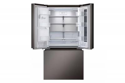 36" LG 31 Cu. Ft. Smart Standard-Depth Max French Door Refrigerator  - LRYKS3106D