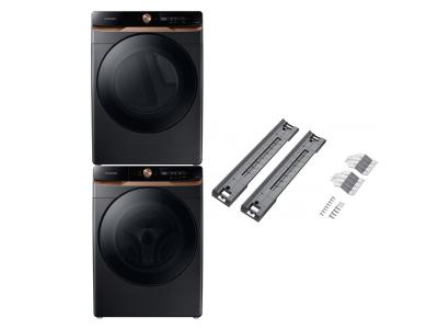27" Samsung Stacking Kit Front Load Washer and Dryer - SKK-8MC-WF46BG6500AVUS-DVE46BG6500VAC