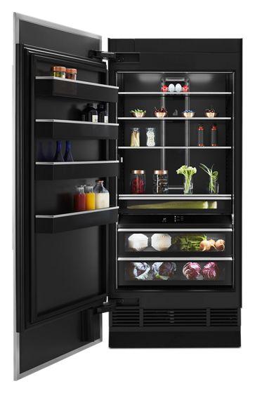 36" Jenn-Air 20 Cu. Ft.Panel-Ready Built-In Column Refrigerator With Left Swing- JBRFL36IGX