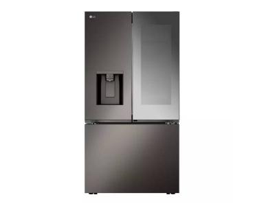 36" LG 26 Cu. Ft.  Smart Mirror InstaView Counter-Depth MAX French Door Refrigerator - LRYKC2606D