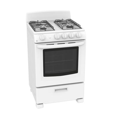 24" GE 2.9 Cu. Ft. Free-Standing Standard Clean Gas Range - JCGAS300DMWW