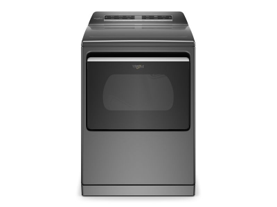 27" Whirlpool 7.4 Cu. Ft. Top Load Gas Dryer with Advanced Moisture Sensing in Chrome Shadow - WGD8127LC