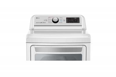 27" LG 7.3 cu.ft Electric Dryer with TurboSteam - DLEX7250W