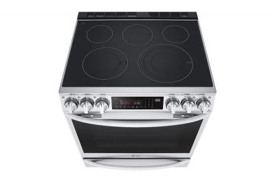 30" LG 6.3 cu ft. Capacity Smart Wi-Fi Enabled ProBake Convection Electric Slide-in Range - LSEL6337F