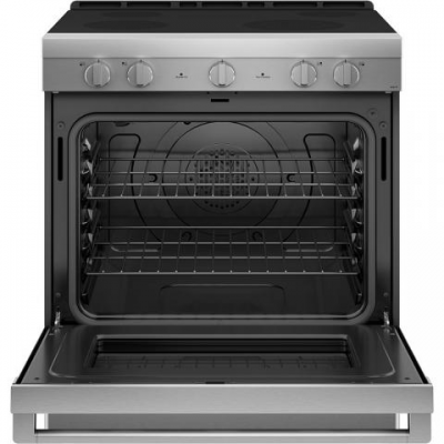30" Haier Electric Slide-In Range with Wifi in Stainless Steel - QCSS740RNSS