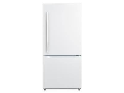 30" Moffat 18.6 Cu. Ft. Bottom Mount Refrigerator In White - MDE19DTNKWW