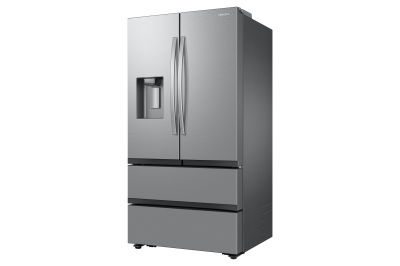 36" Samsung 4-Door French Door Counter Depth Refrigerator with Dual Auto Ice Maker in Stainless Steel 