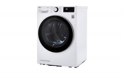 24" LG 4.2 Cu. Ft. Smart Wi-Fi Enabled Compact Front Load Dryer - DLHC1455W