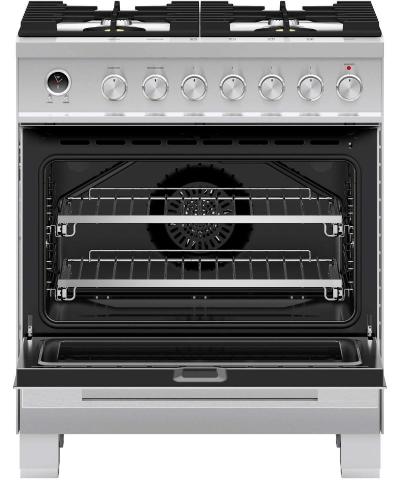 30" Fisher & paykel Dual Fuel Range  - OR30SDG6X1