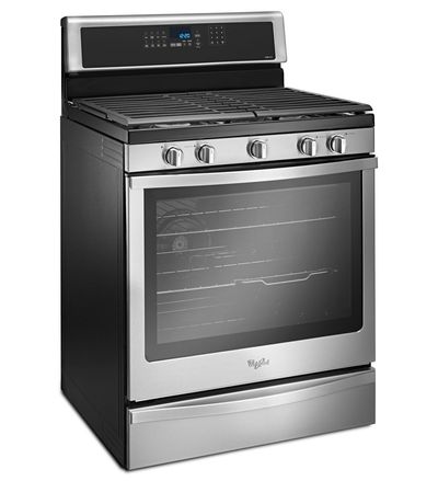 Whirlpool 5.8 Cu. Ft. Freestanding Gas Range with Center Oval Burner - WFG745H0FS