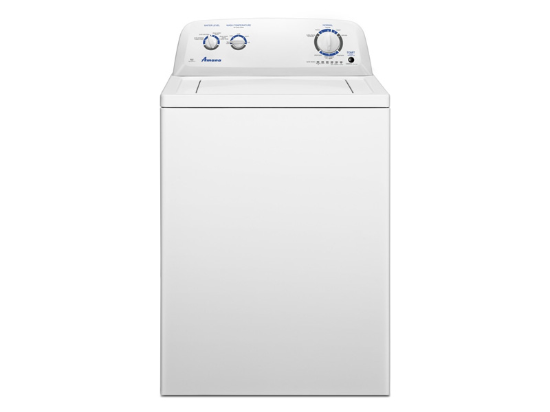 28"  Amana 4.4 Cu. Ft. Top-Load Washer With Dual Action Agitator - NTW4519JW