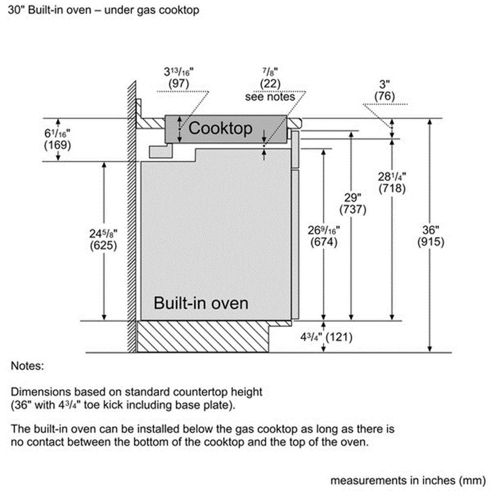 Bosch NGM5655UC 36" Gas Cooktop 500 Series Stainless Steel