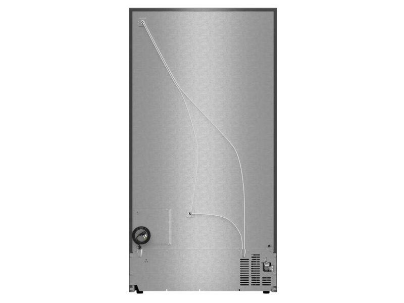 36" Whirlpool Wide Side-by-Side Refrigerator in Black Stainless - WRSF5536RV