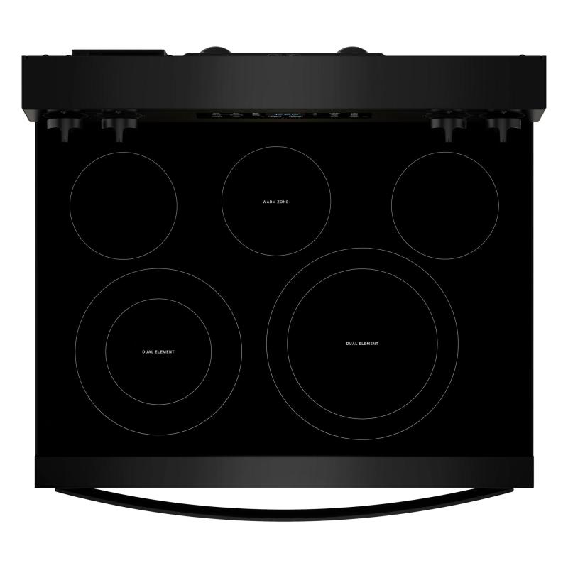 30" Whirlpool Electric Range with Air Cooking Technology - YWFES5730SB