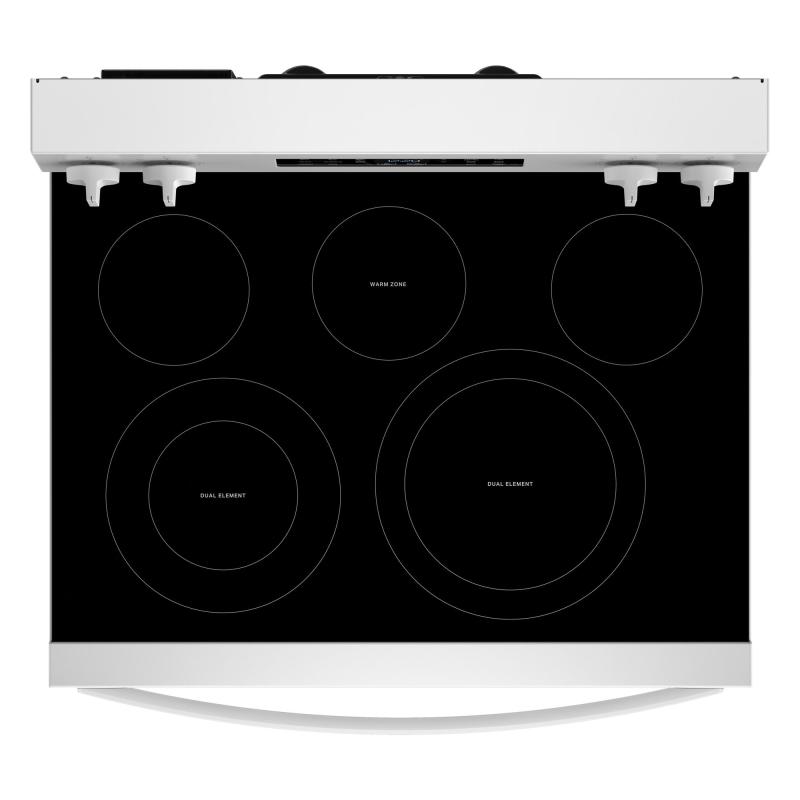 30" Whirlpool Electric Range with Air Cooking Technology - YWFES5730SW