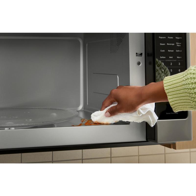 KitchenAid 2.1 Cu. Ft. Microwave Hood Combination with a Handle - YKMMS330SPS