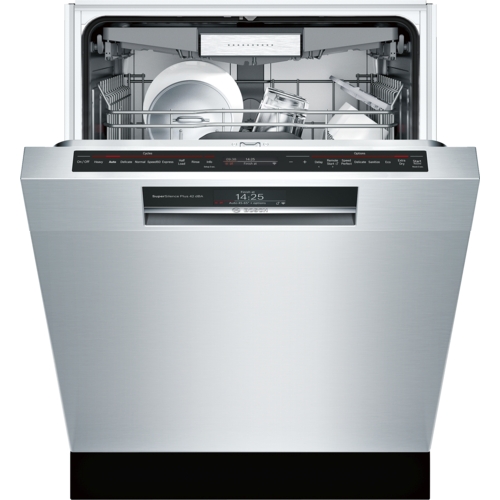 Bosch SHEM78WH5N 24" Recessed Handle Dishwasher