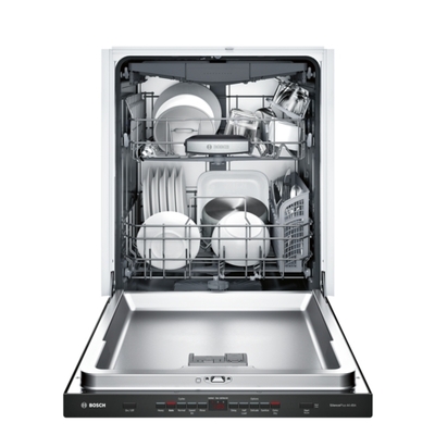 24" Flush Handle Dishwasher 500 Series- Black SHPM65W56N