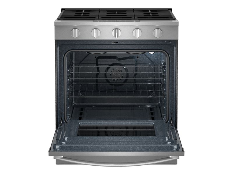 30" Whirlpool 5 Cu. Ft. Gas Range with Air Cooking Technology - WSGS5030SZ