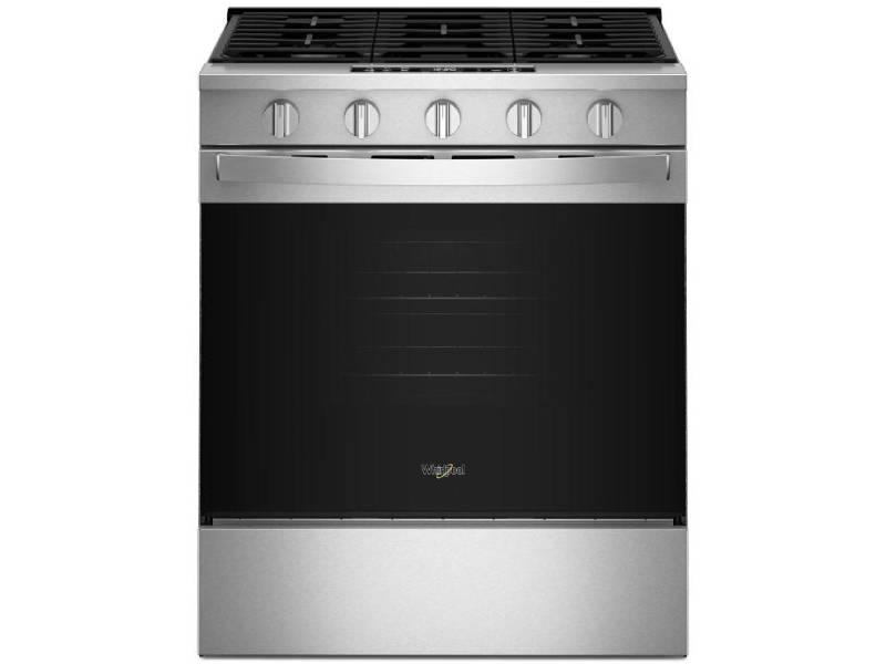 30" Whirlpool 5 Cu. Ft. Gas Range with Air Cooking Technology - WSGS5030SZ