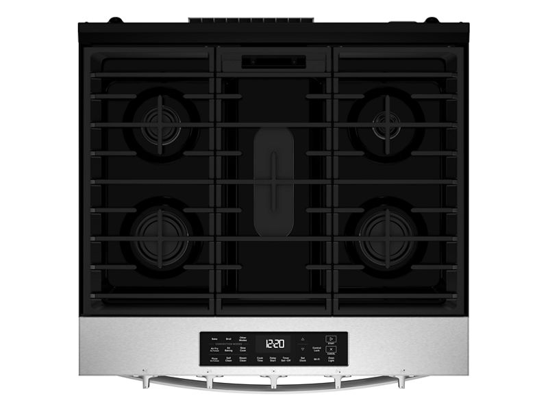 30" Whirlpool 5 Cu. Ft. Gas Range with Air Cooking Technology - WSGS5030SZ