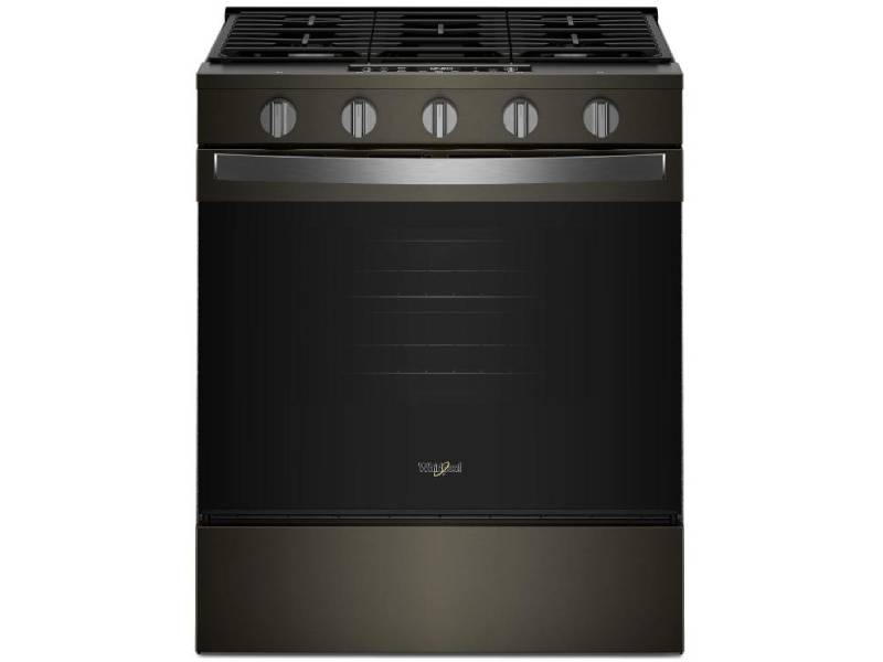 30" Whirlpool 5 Cu. Ft. Gas Range with Air Cooking Technology - WSGS5030SV