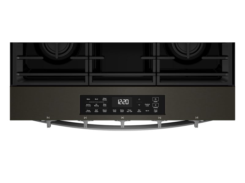 30" Whirlpool 5 Cu. Ft. Gas Range with Air Cooking Technology - WSGS5030SV