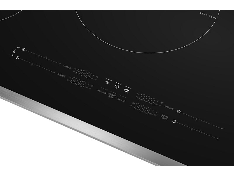 30" Whirlpool Intelligent Induction Cooktop with Temp Cook Technology - WCIT7030SS
