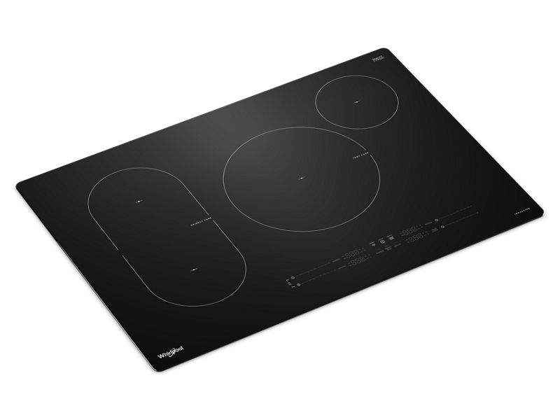 30" Whirlpool Intelligent Induction Cooktop with Temp Cook Technology - WCIT7030SB