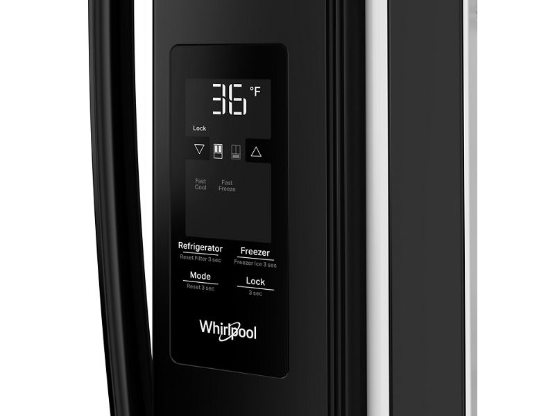 36" Whirlpool 31 Cu. Ft. French Door Refrigerator with Interior Water Dispenser - WRFF3336SB