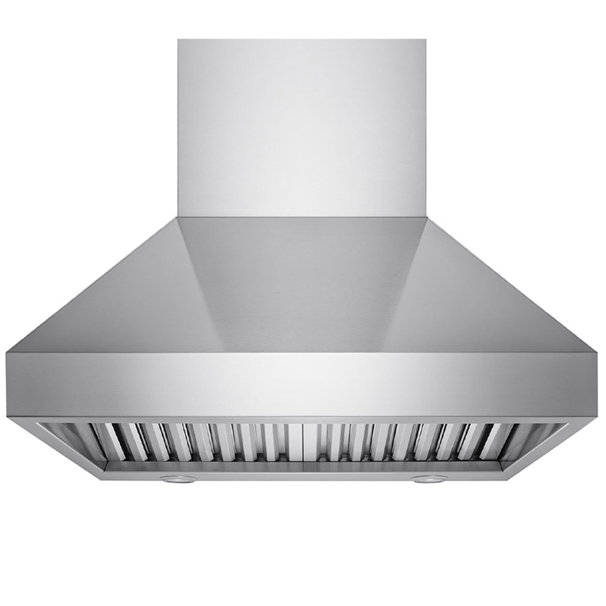 Victory 36-Inch Powerful 1200 CFM Wall Mount Range Hood in Stainless Steel Baffle Filters 4-Speed Rotary Switch Dimmable LED's - Twister-MAX-36