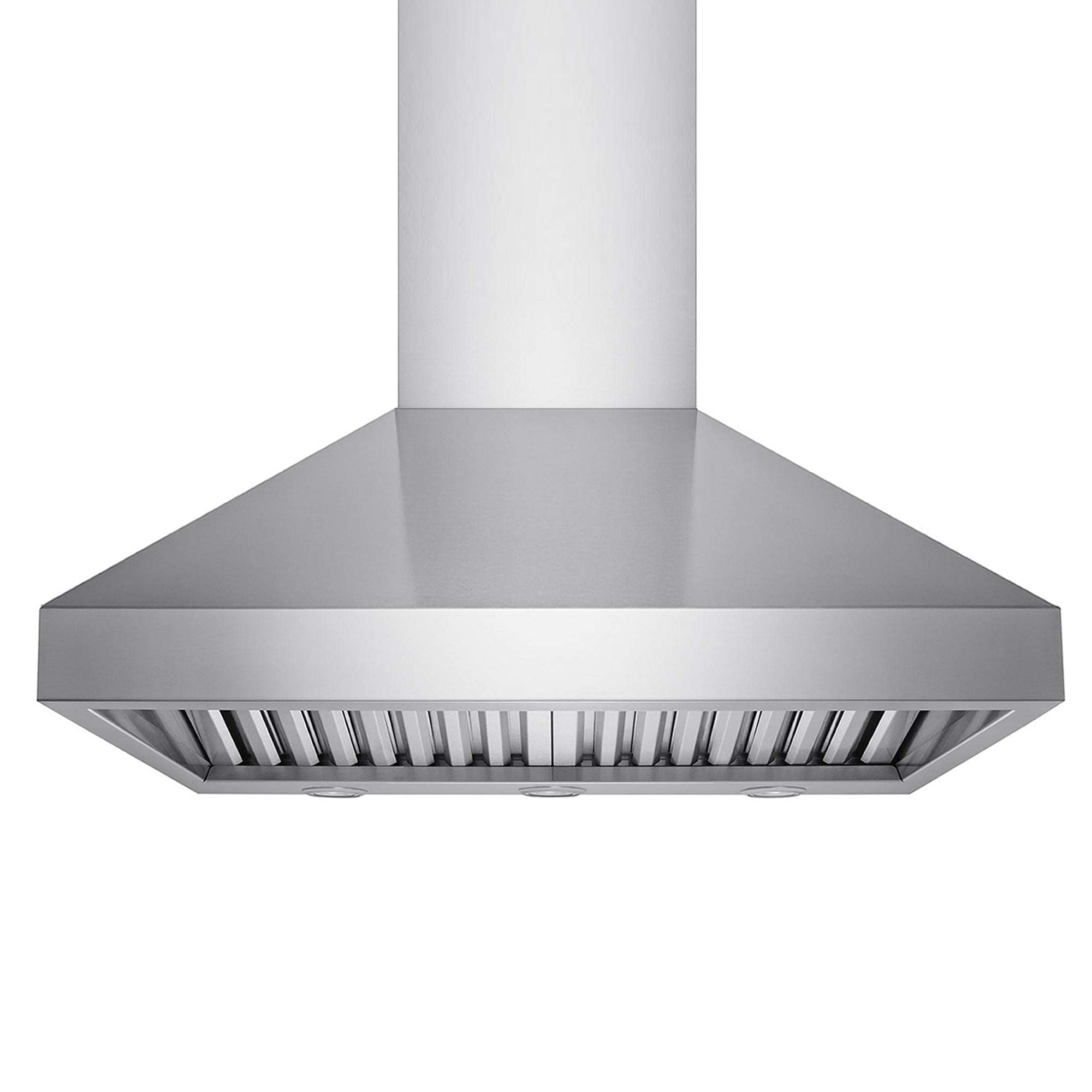 Victory 42-Inch Powerful 1200 CFM Wall Mount Range Hood in Stainless Steel Baffle Filters 4-Speed Rotary Switch Dimmable LED's - Twister-MAX-42