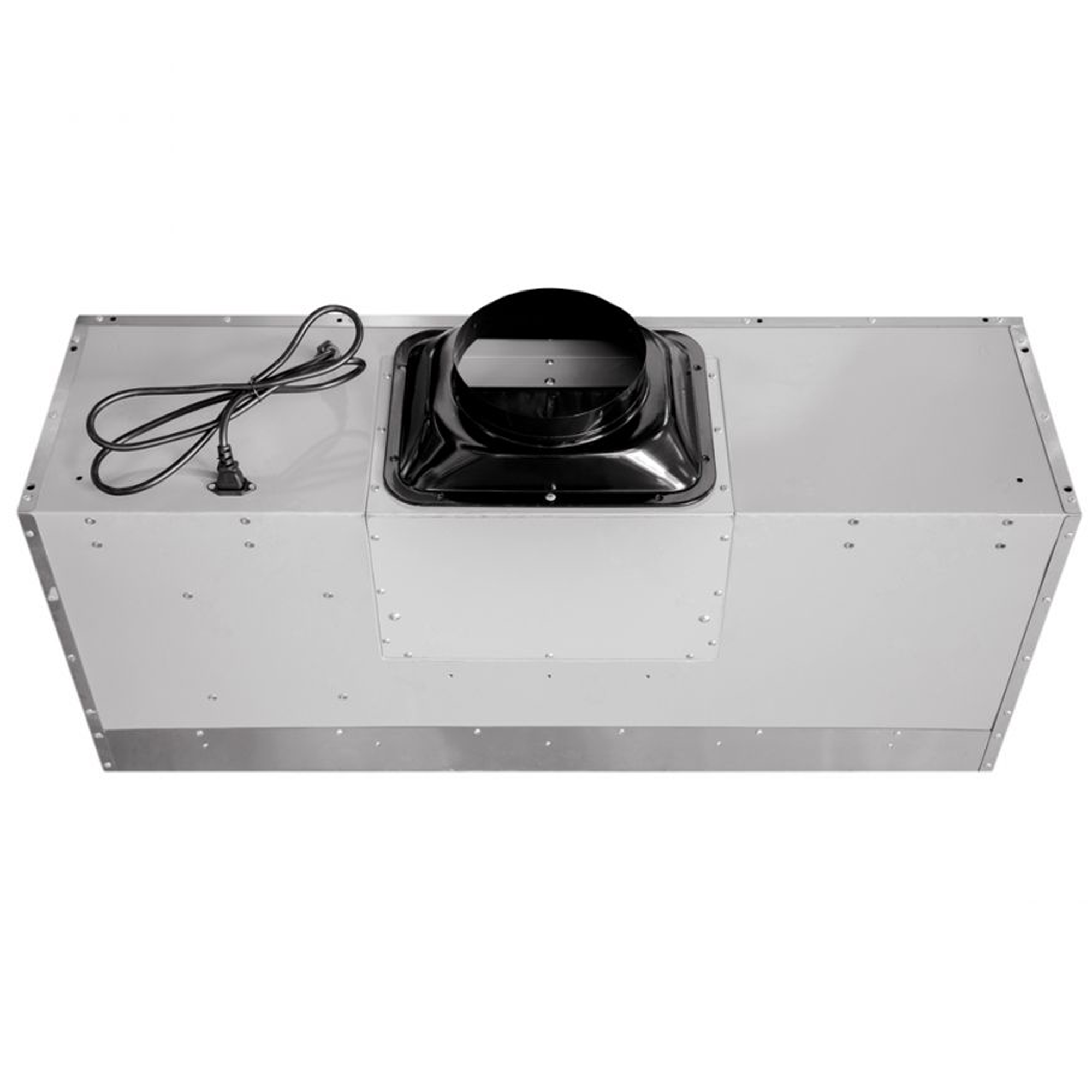 Victory 48-Inch Powerful 1200 CFM Under Cabinet Range Hood in Stainless Steel Baffle Filters 4-Speed Rotary Switch Dimmable LED's - Hurricane-48