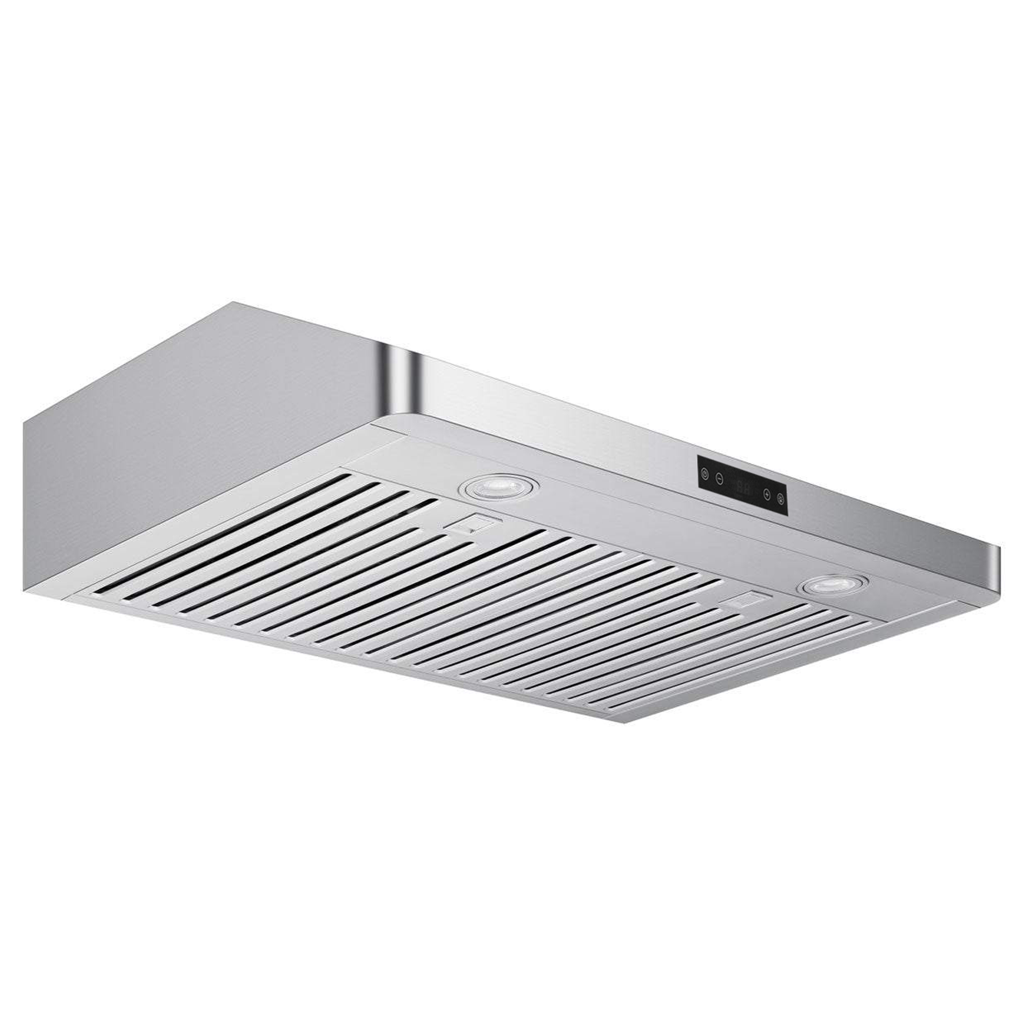 Victory 30-Inch 600 CFM Under Cabinet Range Hood in Stainless Steel 3-Speed Touch Controls Baffle Filters - Luna-30