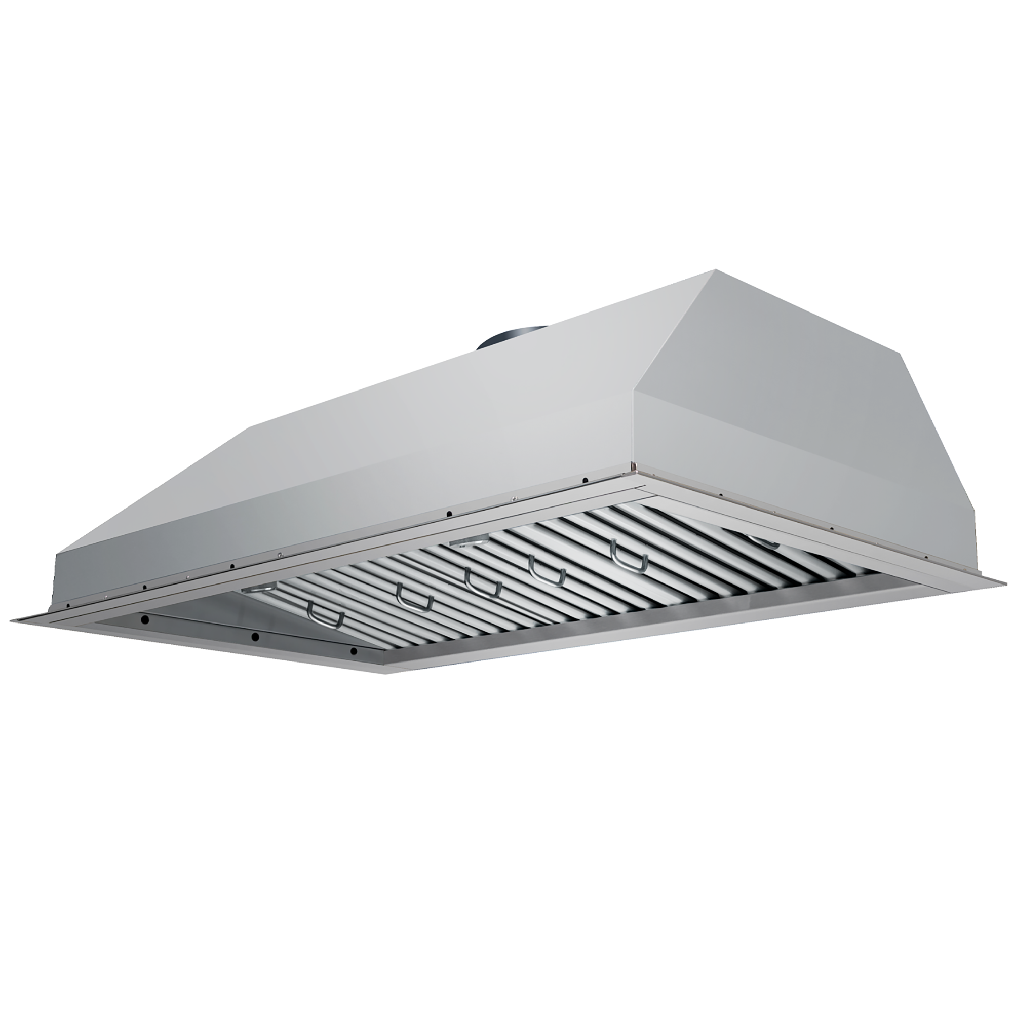 Victory 48-Inch 900 CFM Insert Range Hood in Stainless Steel with Powerful Double Blower Baffle Filters 4-Speed Rotary Switch Dimmable LED's - Star-48