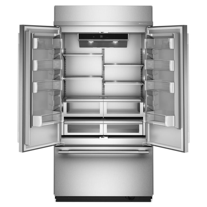 42" Kitchenaid 24.2 Cu. Ft. Built-In French Door Bottom Mount Refrigerator - KBFN542SPS