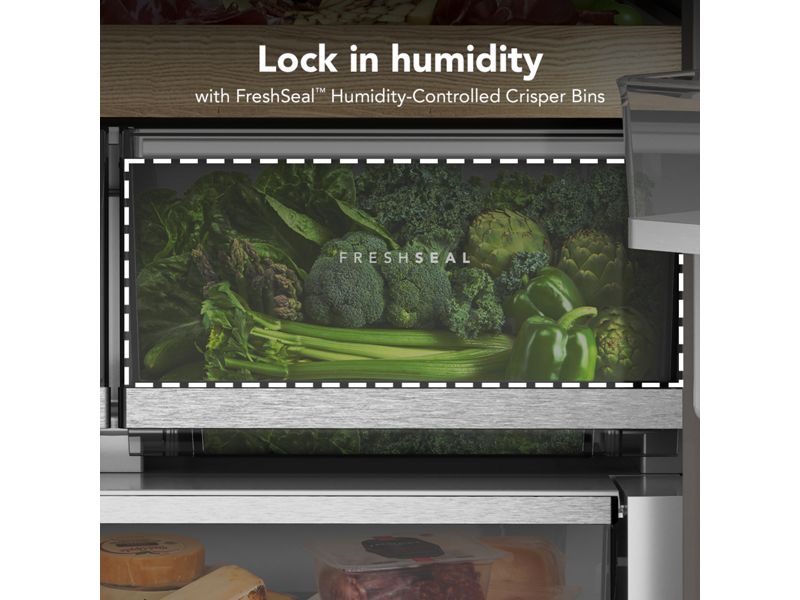 36" Kitchenaid 24 Cu. Ft. Counter-Depth French Door Refrigerator - KRFC236SBE