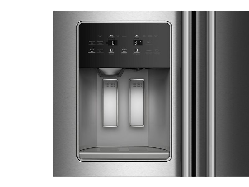 36" KitchenAid 20.8 Cu. Ft. Counter-Depth Side-by-Side Refrigerator - KRSC536RPS