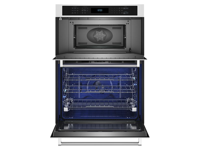 30" KitchenAid Combination Microwave Wall Oven with Air Fry Mode - KOEC530PSS