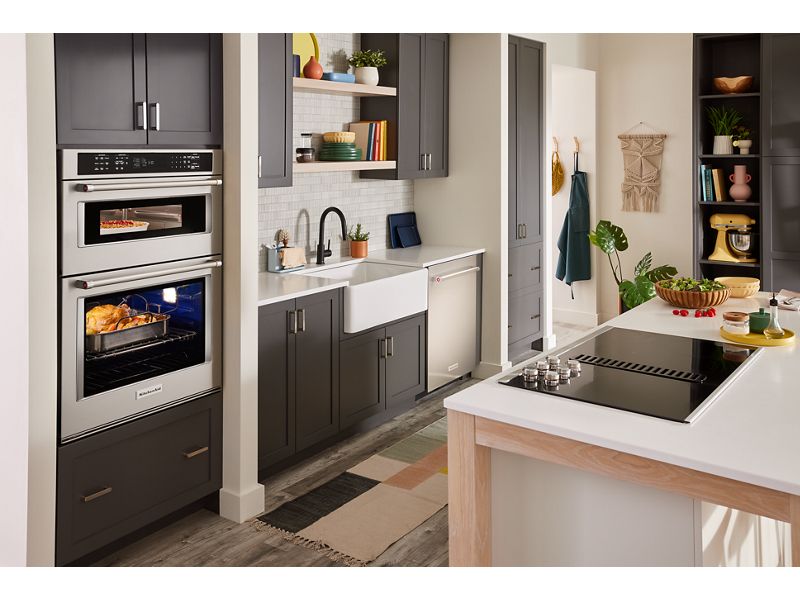 30" KitchenAid Combination Microwave Wall Oven with Air Fry Mode - KOEC530PSS