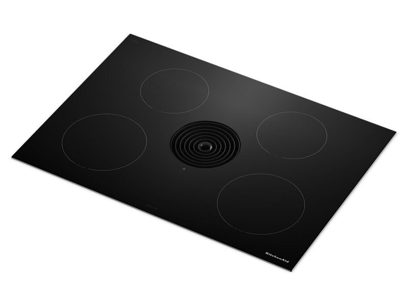 30" KitchenAid NextGen Induction Downdraft Cooktop with 4 Cooking Zones - KCID930SBL
