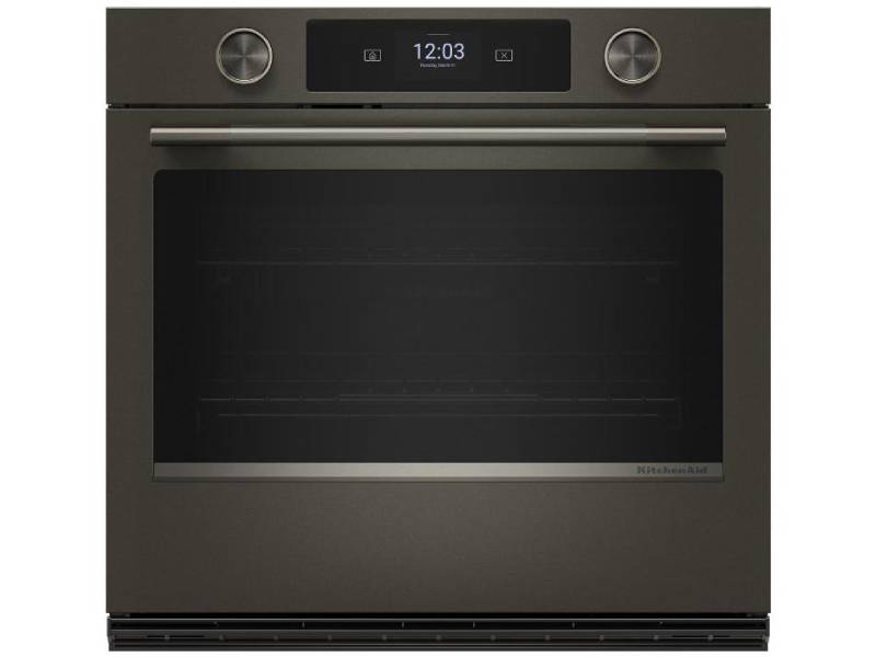 30" KitchenAid Smart Electric Single Wall Oven with Assisted Cooking Modes - KOES730SBE