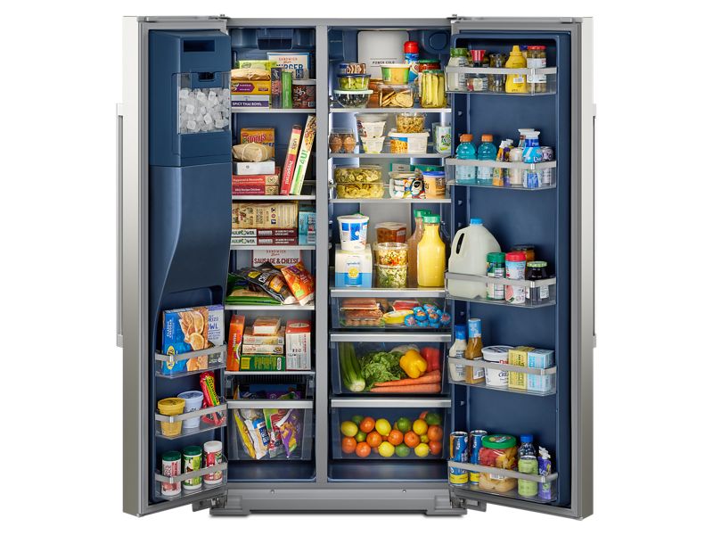 36" Maytag 20.8 Cu. Ft. Counter-Depth Side-by-Side Refrigerator - MRSC6636RZ