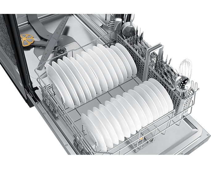 24" Samsung 48 dBA Smart Dishwasher with StormWash - DW80CG5420SRAA