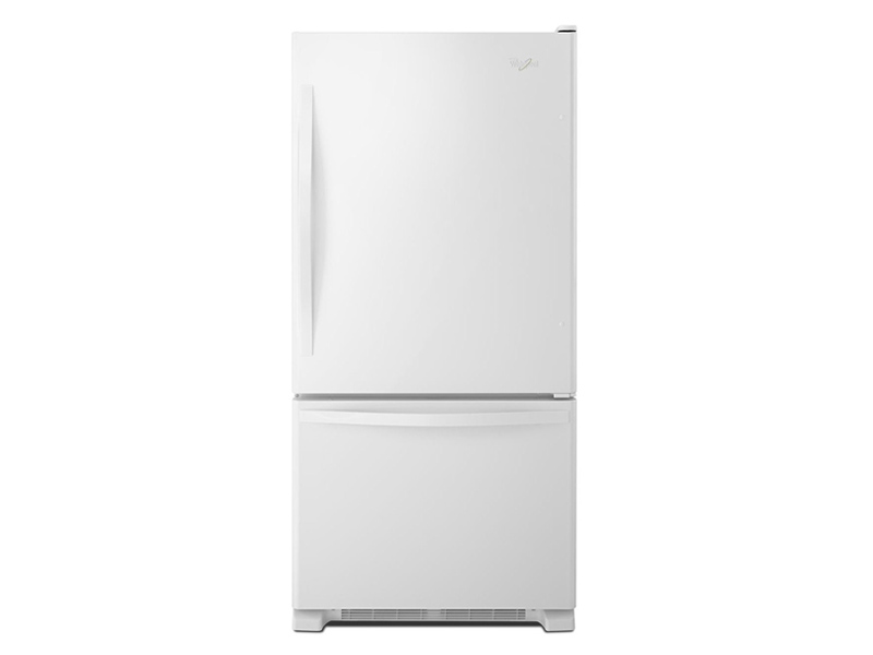 33" Whirlpool 22 Cu. Ft. Bottom-Freezer Refrigerator - WRB322DMBW