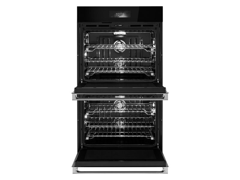30" Jenn-Air NOIR Double Wall Oven with V2 Vertical Dual-Fan True Convection - JOEDC730RM